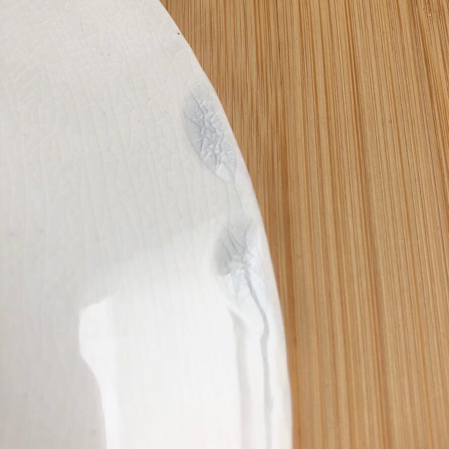 Plate on foot / Compotier iron earth 1930