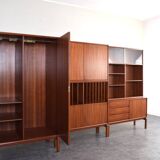 Mid-Century MTP Teak Wall Unit by M. Grabiński for IKEA, Set of 3