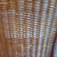 Set of 2 armchairs in adult varnished woven rattan
