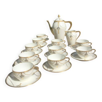 Coffee service porcelain of Limoges