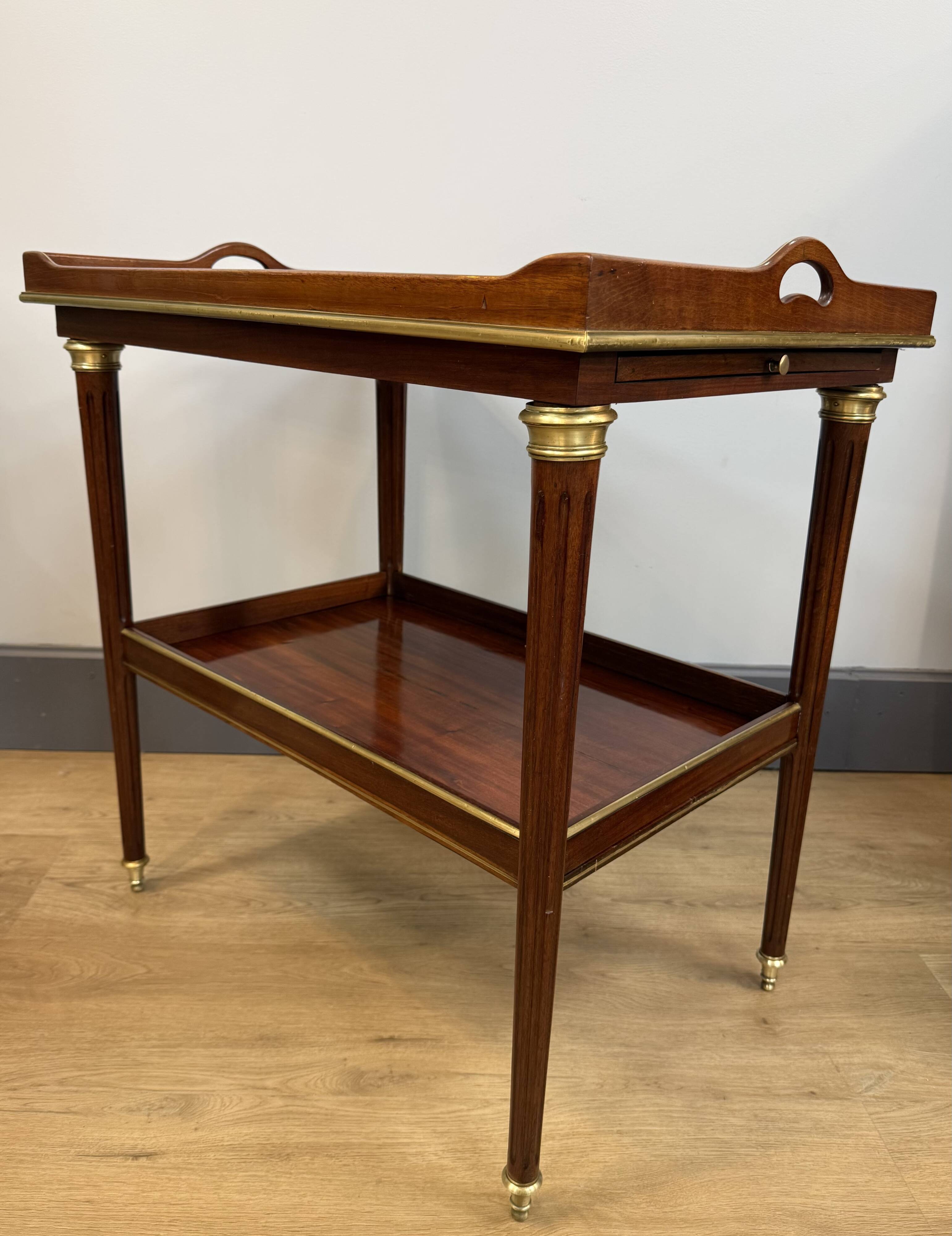 Mahogany serving table in Louis XVI style