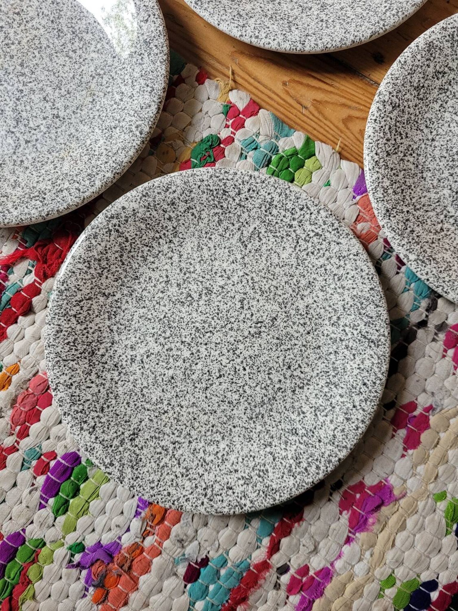 Set of 6 Ceramica Dalia Italy dessert plates