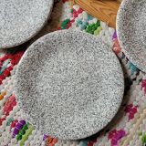 Lot de 6 assiettes à dessert Ceramica Dalia Italy