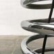 Floor lamp with spiral bulb from the German space age mid-century by Ingo Maurer for M-Design, 1960s.