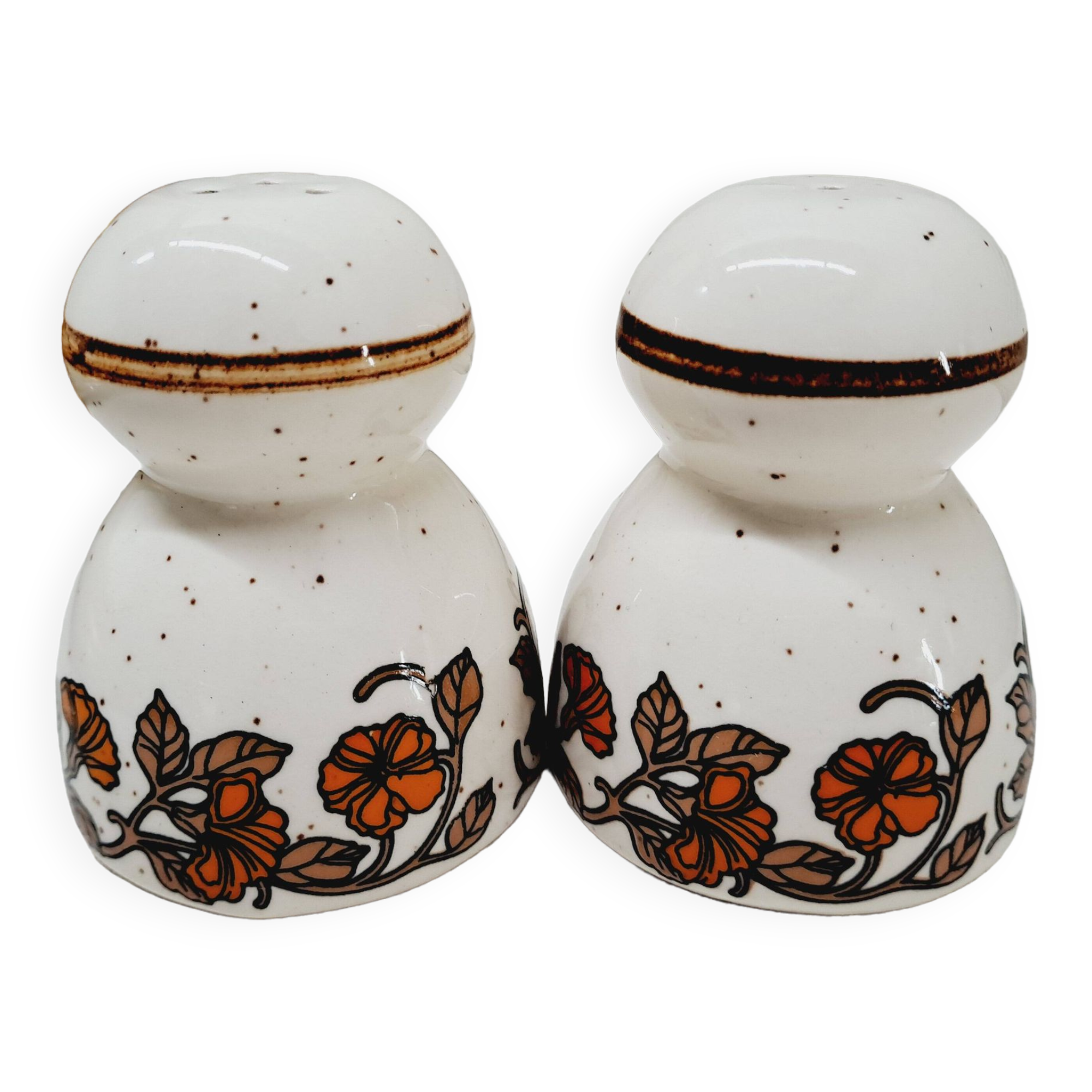 70s salt and pepper shaker set