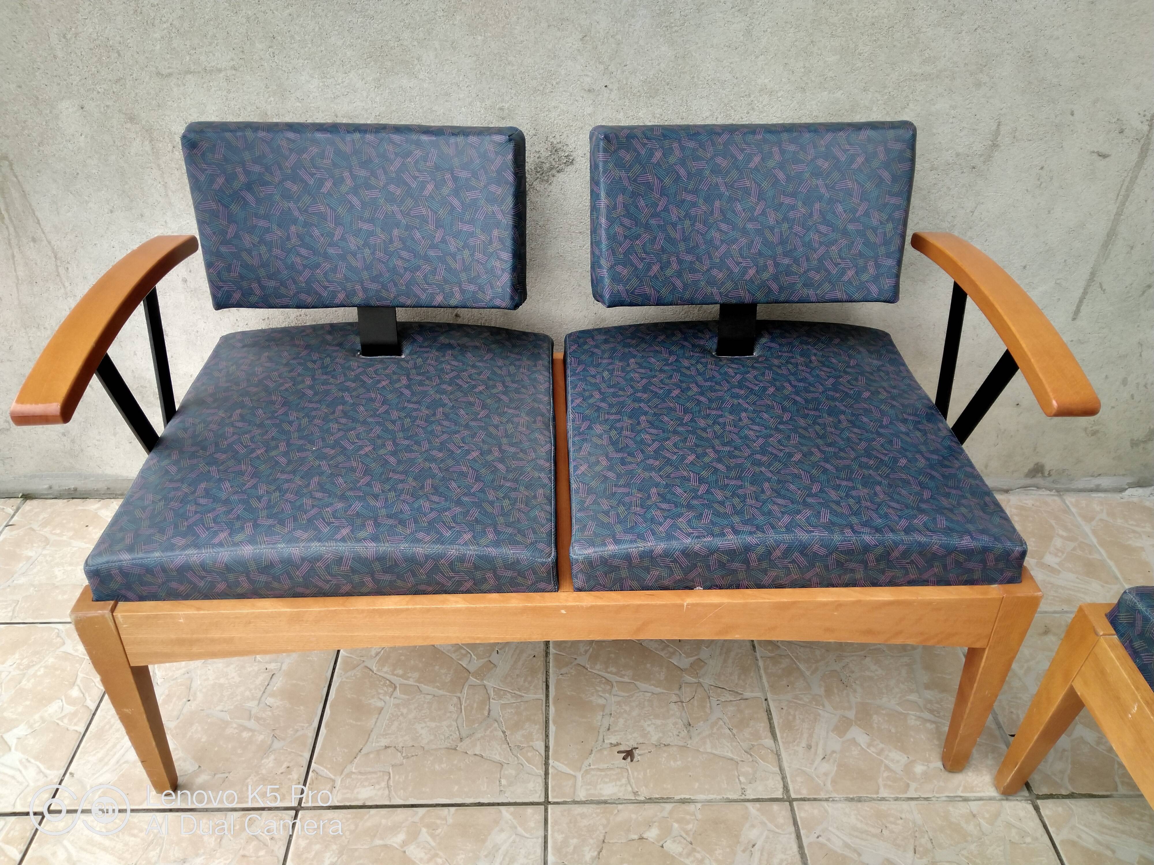 Pair of vintage Baumann banquettes