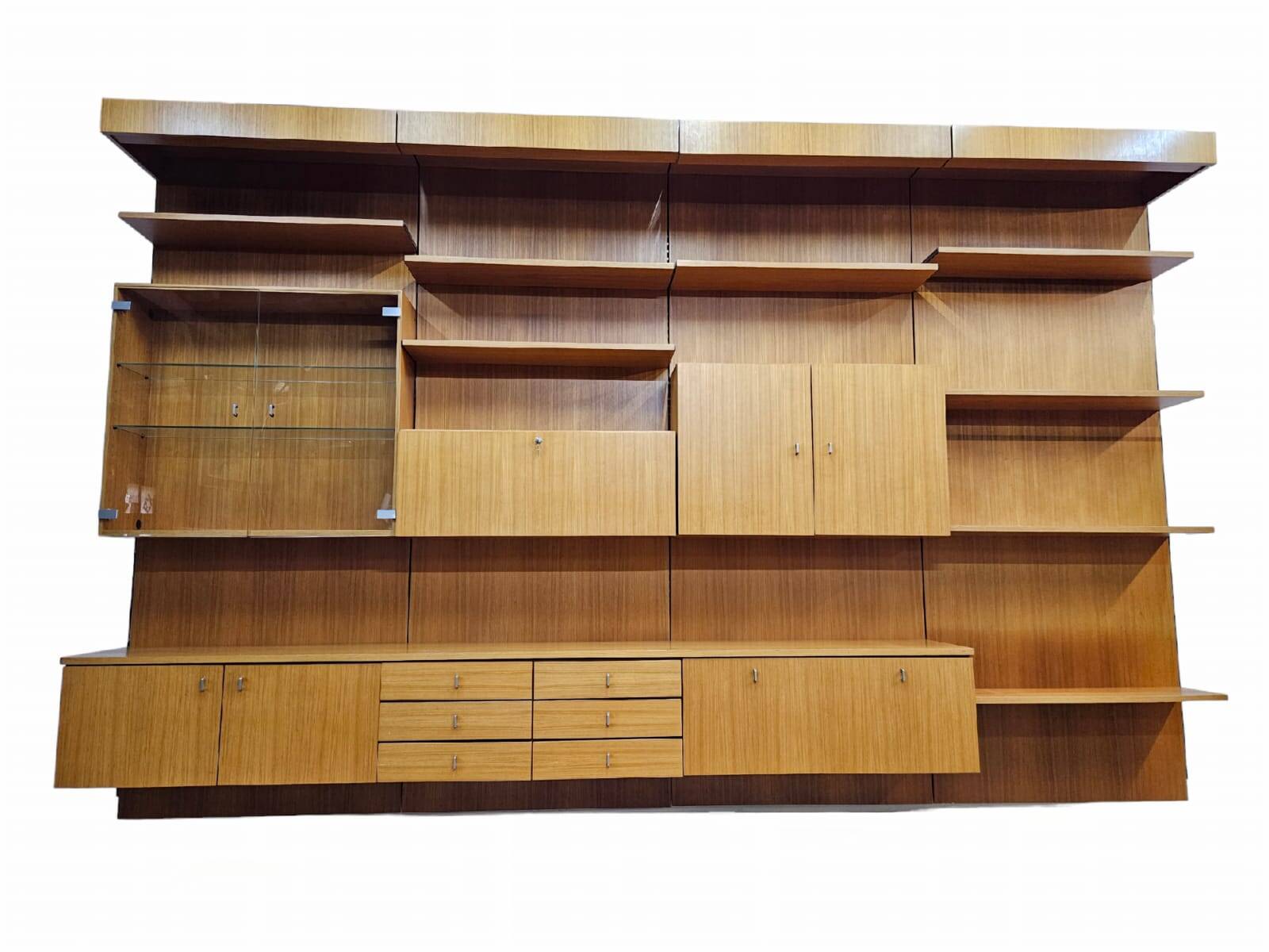 Modular teak shelf / germany / 1970s / cadovius style / kai kristiansen