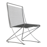 Fauteuil vintage allemand Kreuzschwinger Lounge par Till Behrens pour Meyer Stahlmöbel, années 1980