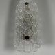 1960s 1970s Wall Lamp Fischer Leuchten Germany Wall Sconce Ice Glass Design