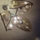 Vintage Chandelier Veca, Chrome and Smoked Glass