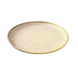 Yellow perforated top Mathieu Mategot