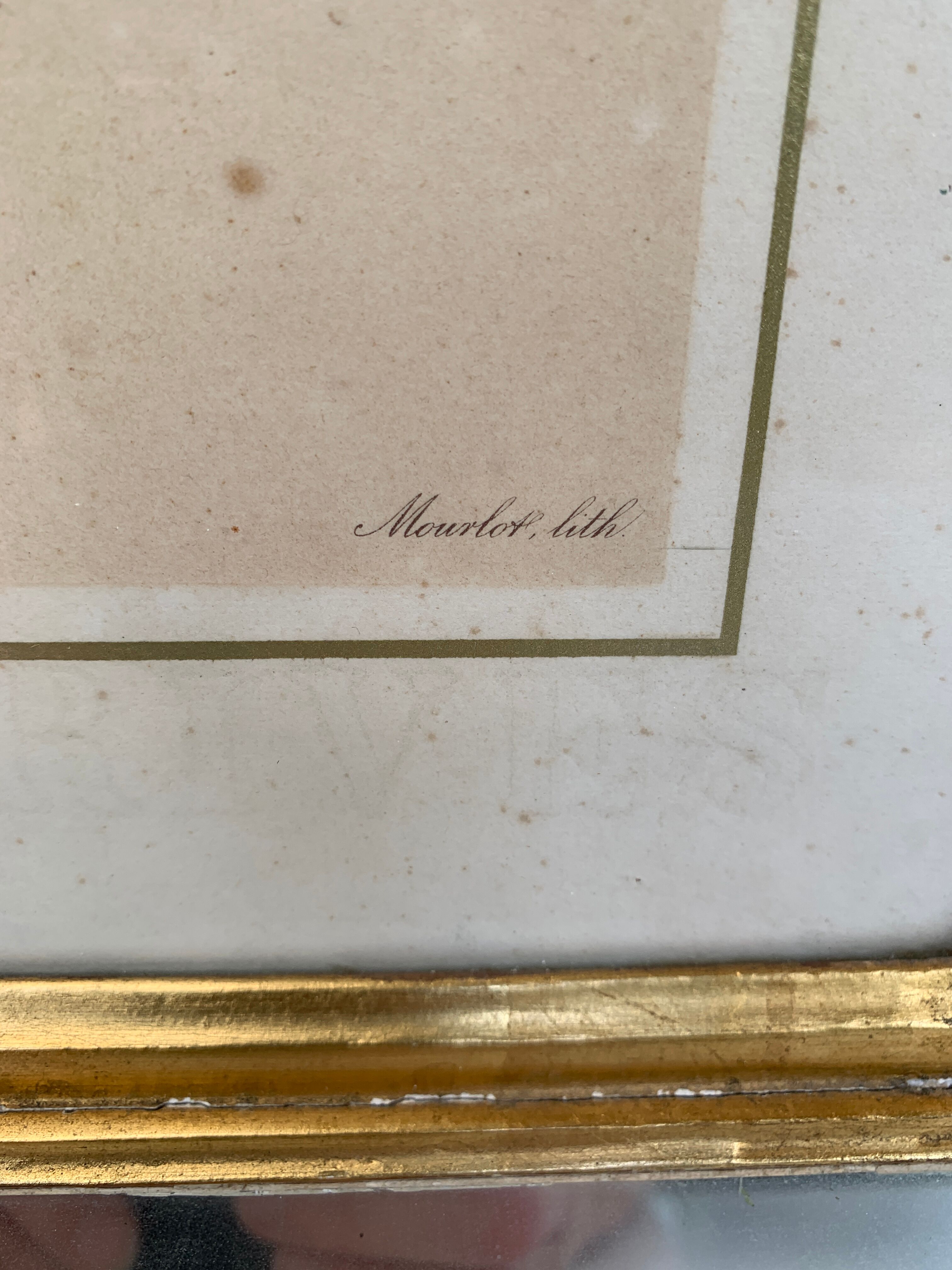 Table camellia mirror frame
