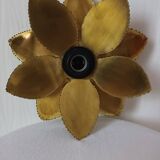 Applique fleur laiton