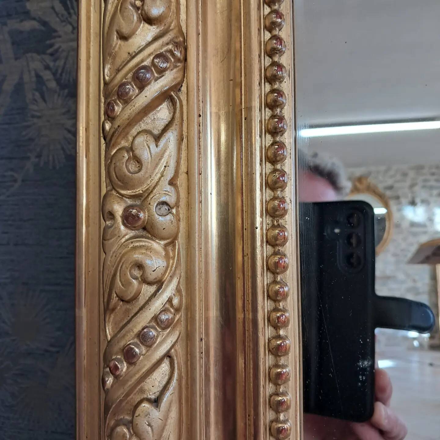 Mirror 19th century Louis XV style 159 x 112