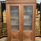 Glass library in solid oak 1900