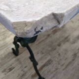 Marble bistro table