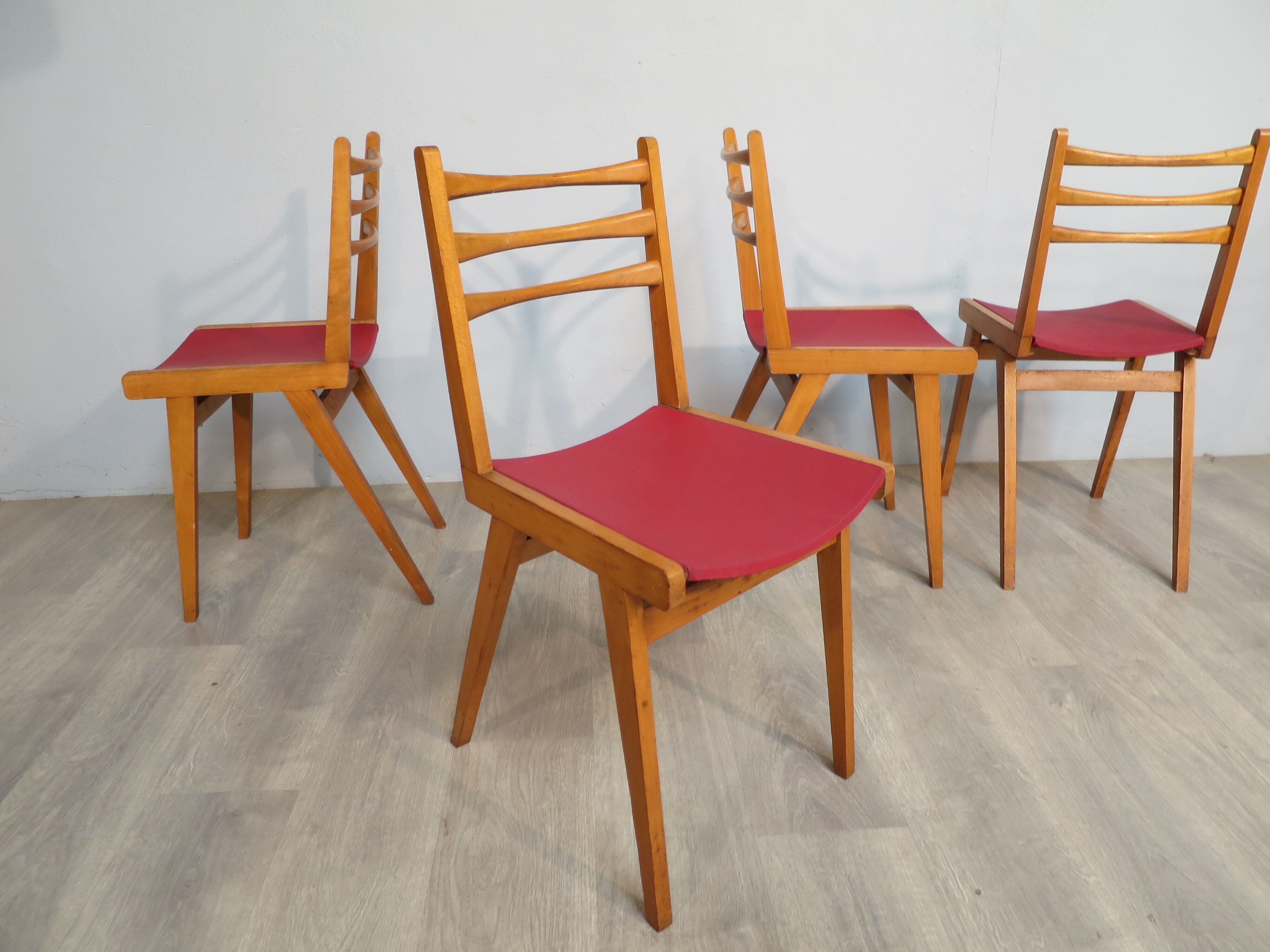 Set of 4 chairs 70