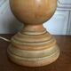 Vintage wooden lamp foot