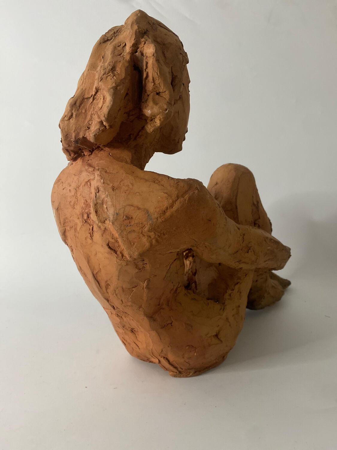 Nude Woman - Ceramic clay sculpture