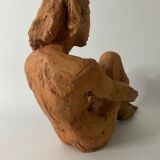Nude Woman - Ceramic clay sculpture