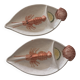 Crustacean plates barbotine