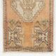 Hand-knotted Small Rug. Vintage Doormat. Turkish Seat Cover. Entryway Rug. Kitchen Mat. Bath Mat