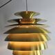 Lampe à échelle en laiton modèle Barcelone de Bent Karlby