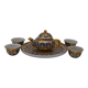 Miniature tea service in Benjarong style – Hand-painted porcelain