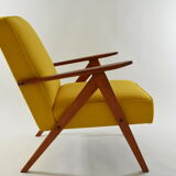 Yellow KOMPAS armchair top back