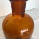 Amber glass bottle