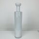 Scandinavian roller vase in white glass, Holmegaard style, vintage