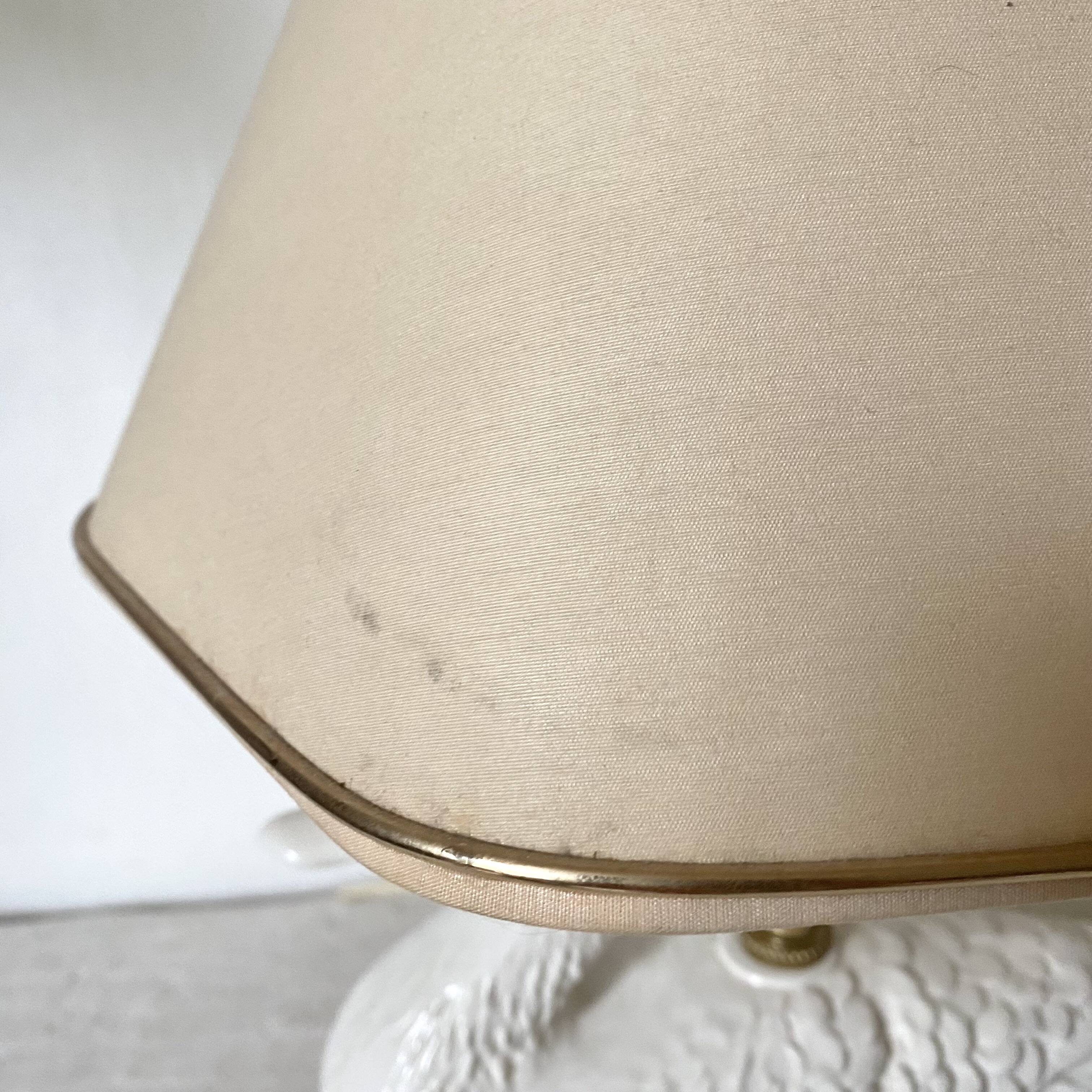 Vintage ceramic duck lamp