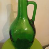 GREEN GLASS CRUCIBLE TYPE DAME JEANNE