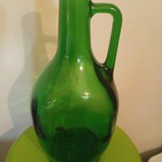 GREEN GLASS CRUCIBLE TYPE DAME JEANNE