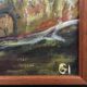 Seaside village landscape painting