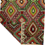 Anatolian handmade kilim rug 340 cm x 167 cm