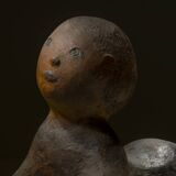 Toddler, Ceramic Garden Statue, 1960s–1970s, Czechoslovakia