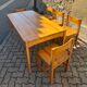 Hongisto table and 5 chairs – Ilmari Tapiovaara, 1970s