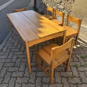 Hongisto table and 5 chairs – Ilmari Tapiovaara, 1970s