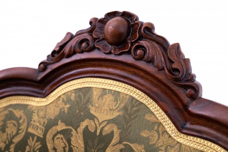 Antique armchair from around 1880, France. After renovation.