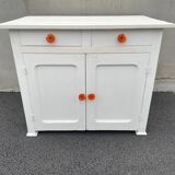 Moulded white sideboard