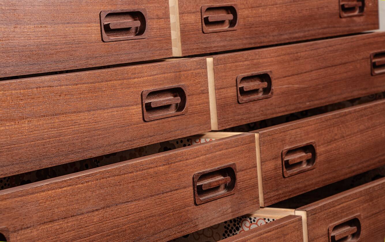Large double chest of drawers, Danish in teak, 8 drawers, by Dyrlund 1960.