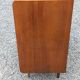 Vintage walnut varnished chest of drawers with 4 drawers from the 1960s.