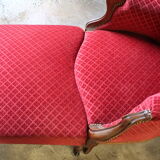 Armchair and footrest napoleon III