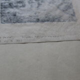 François nicolas chifflart (1825 - 1901) le passé engraving on old japanese paper.