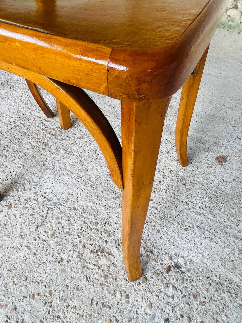 Pair of Baumann bistro chairs, circa 1950's