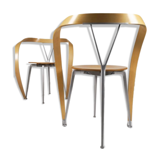 Designer Branzi's revers chairs