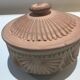 Chiseled terracotta box