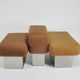 Poufs à piétement Circa 1970