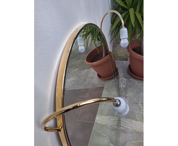 Vintage Italian Art Deco Fan Mirror 110x120cm Selency Vintage Italian Art Deco Fan Mirror, Vintage Art Deco Fan Mirror